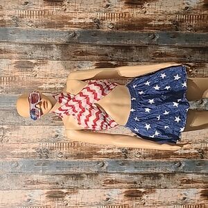 Patriotic stars miniskirt